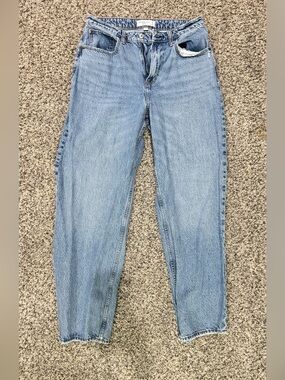 Abercrombie & Fitch Curve Love Loose High Rise Jeans Size 8R